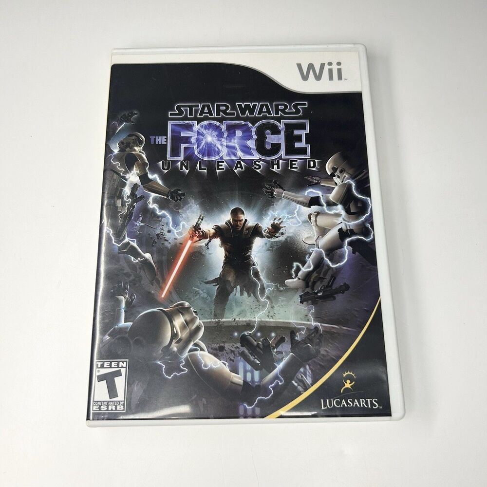 Star Wars: The Force Unleashed (Nintendo Wii, 2008) Complete w/ Manual TESTED